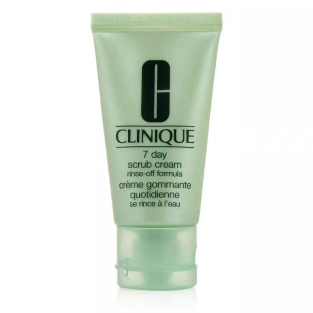 Clinique 7 Day Face Scrub Cream 30ml Rinse-Off Formula